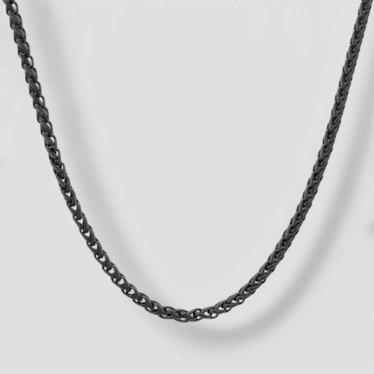 Wheat Chain 3mm Black Tiara