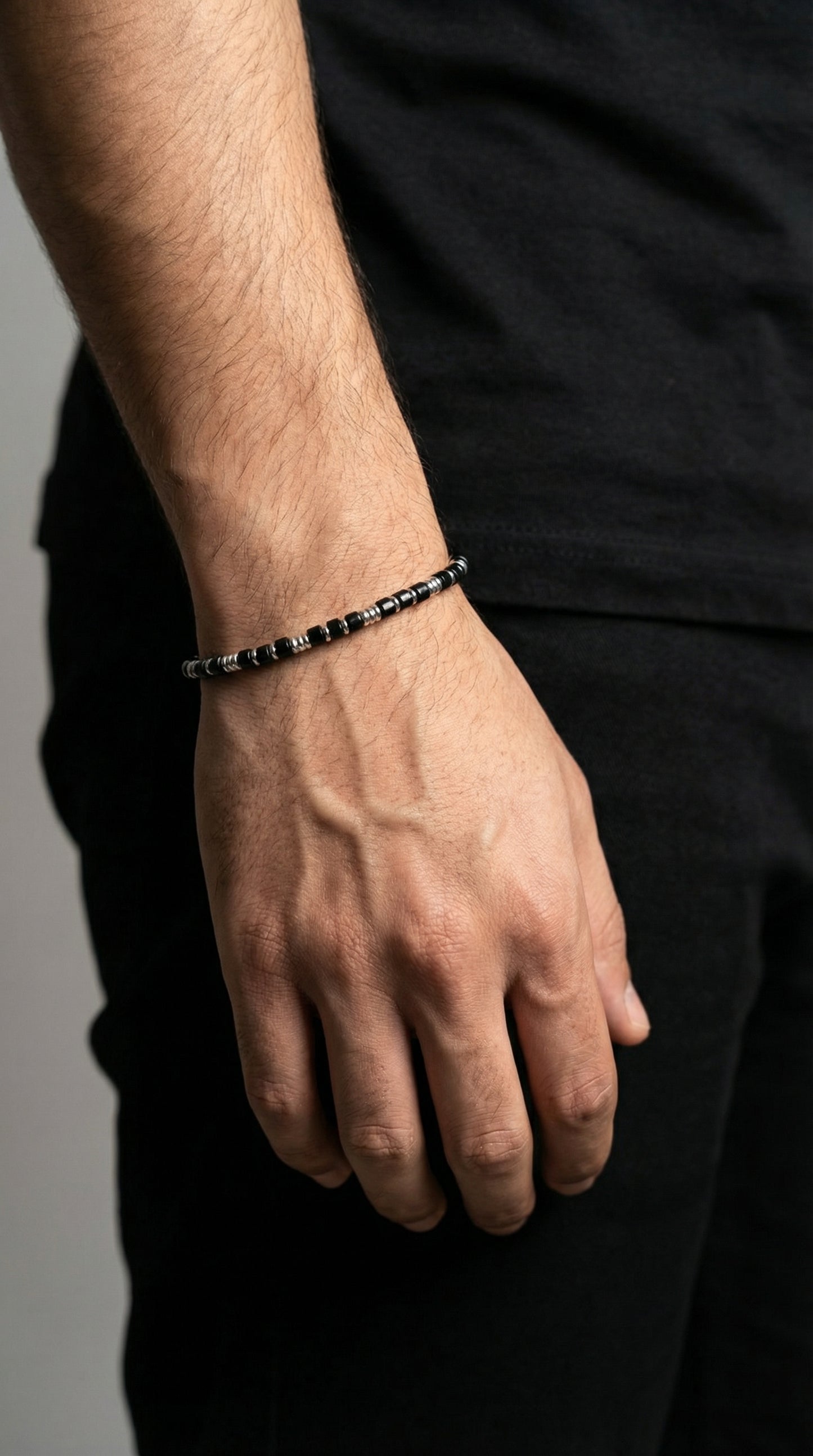 Midnight Beaded Bracelet