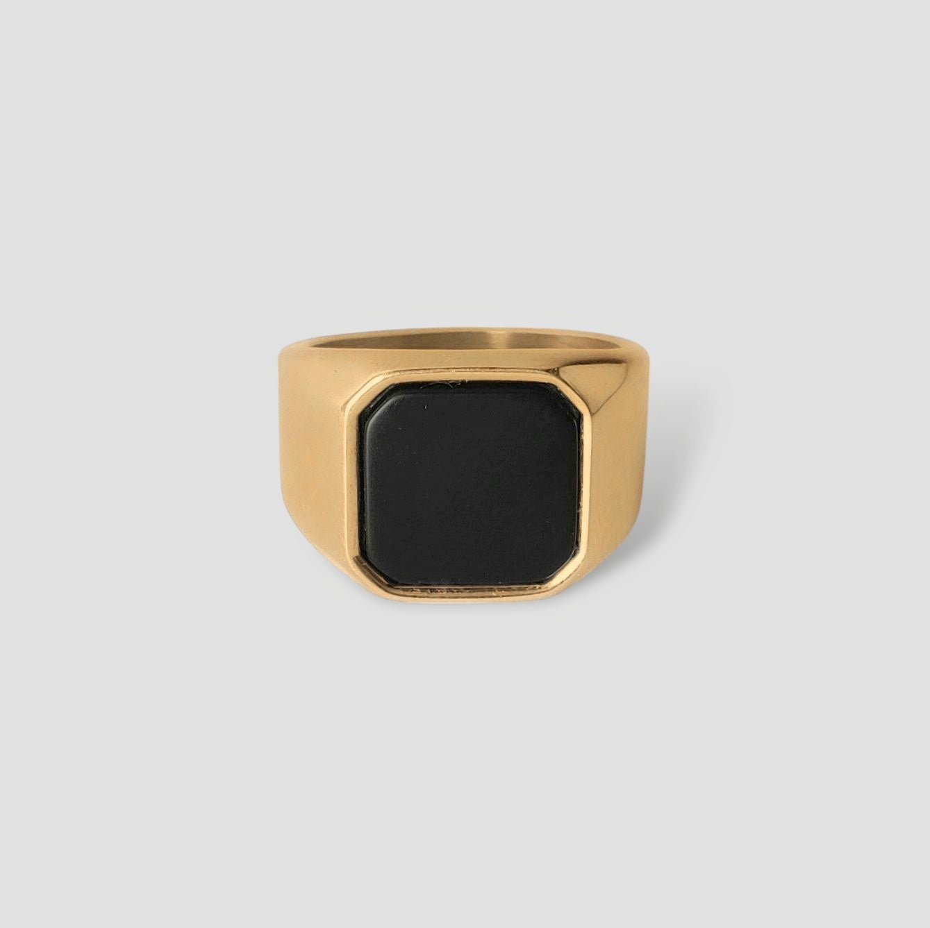 Square Agate Ring [Golden] Tiara