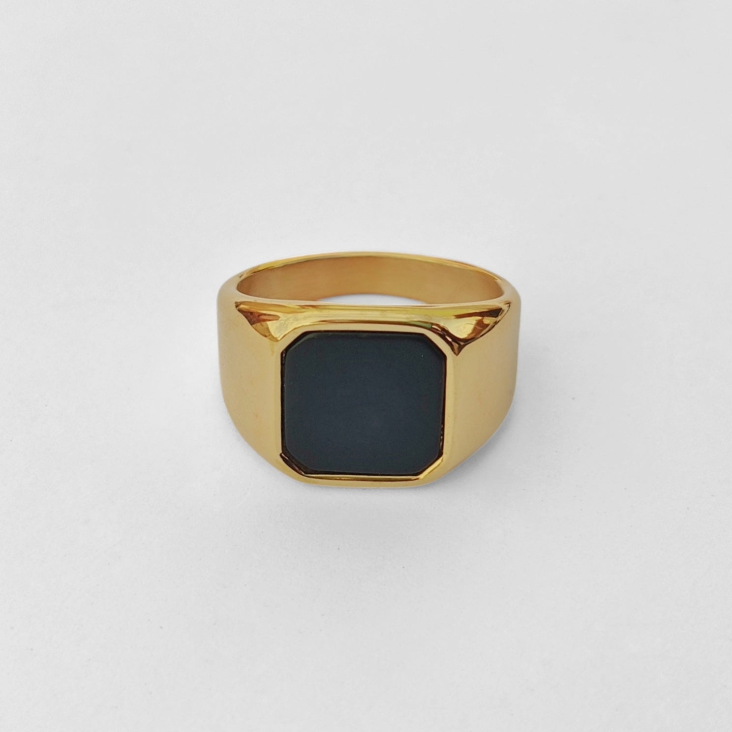 Square Signet Ring [Golden] Tiara