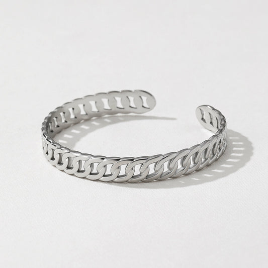 Cuban cuff Bracelet Silver My Store