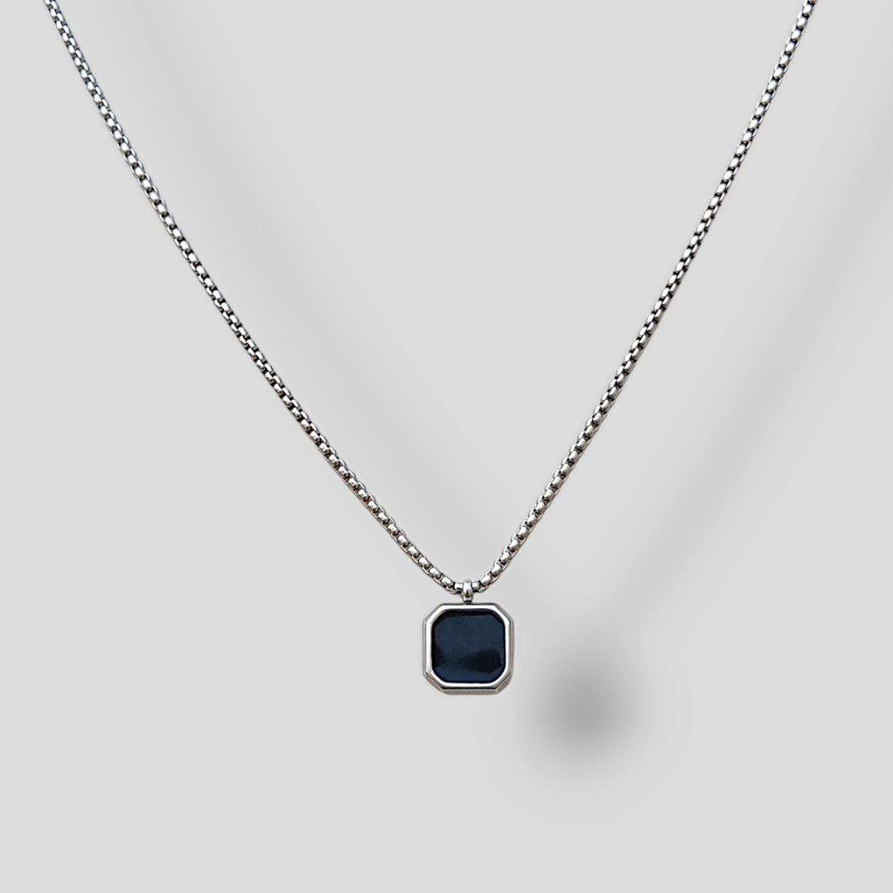 Square Onyx [Silver]