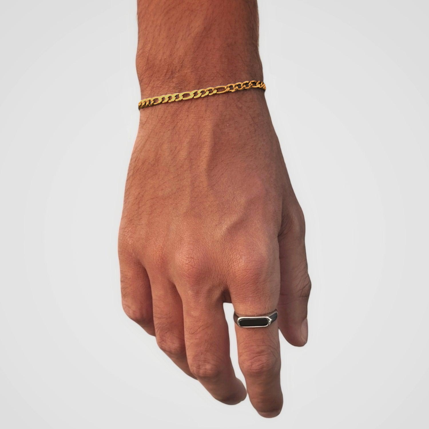 Figaro Bracelet [3mm] Gold Tiara