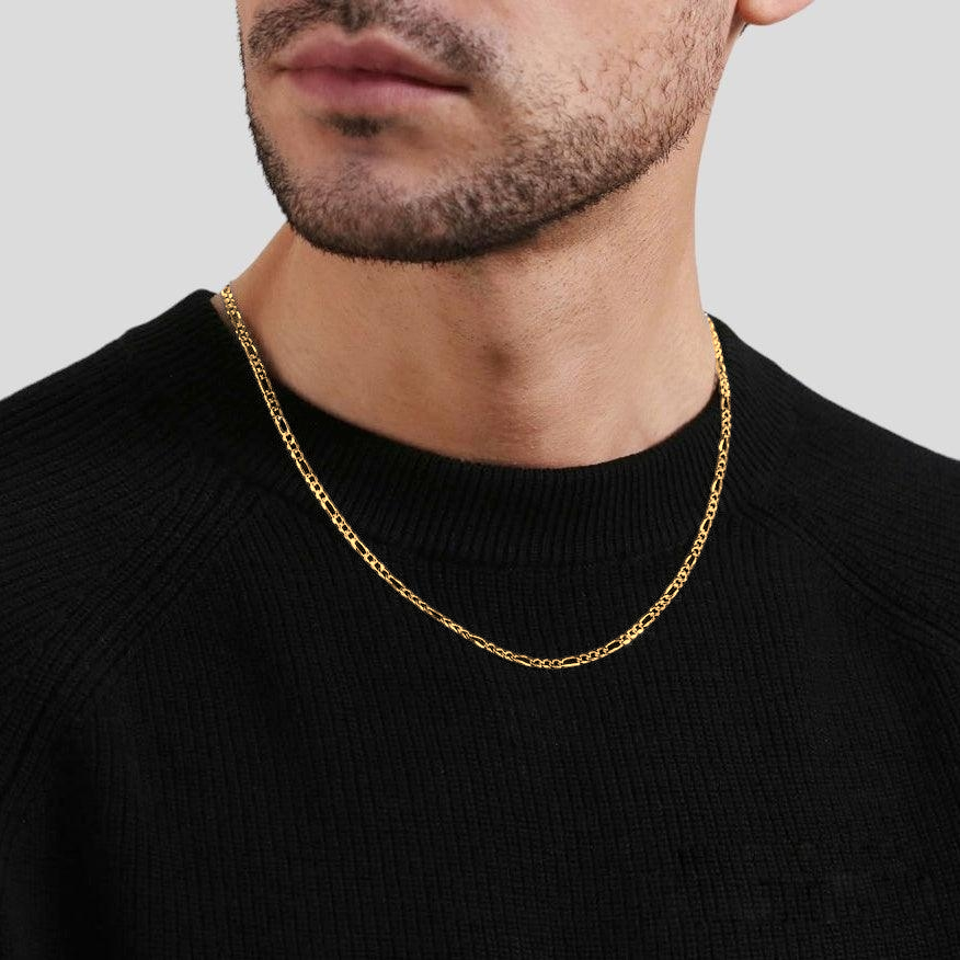 Figaro Chain 3mm Gold Tiara