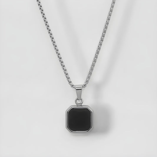 Square Onyx [Silver] Tiara