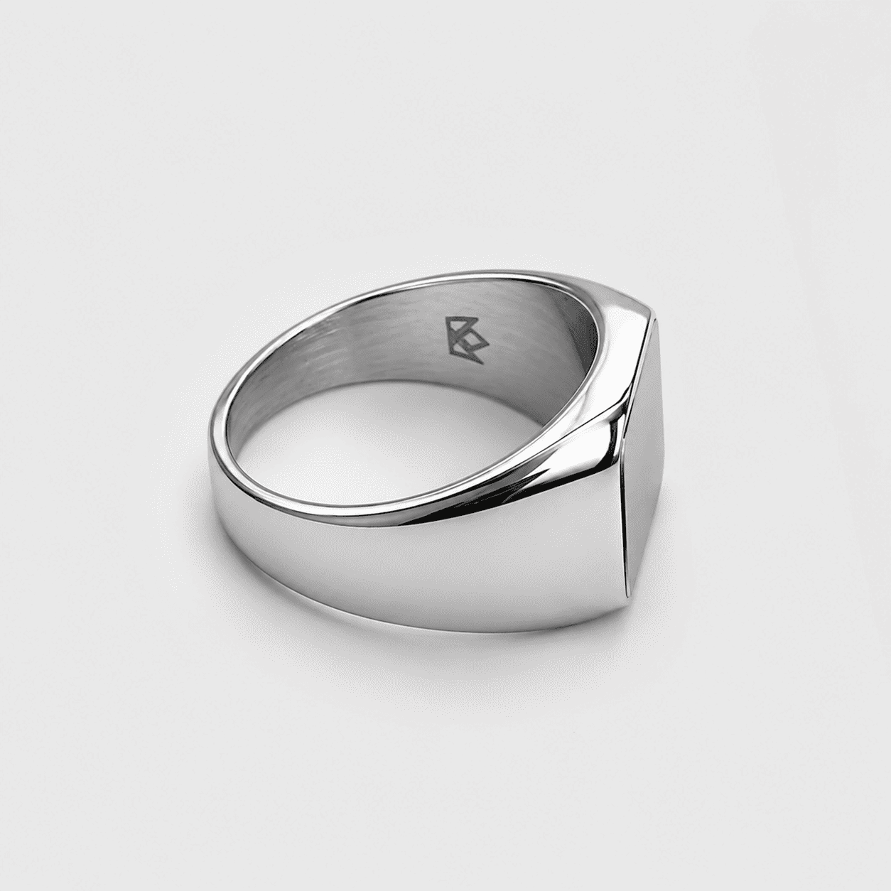 Square Agate Ring [Silver]