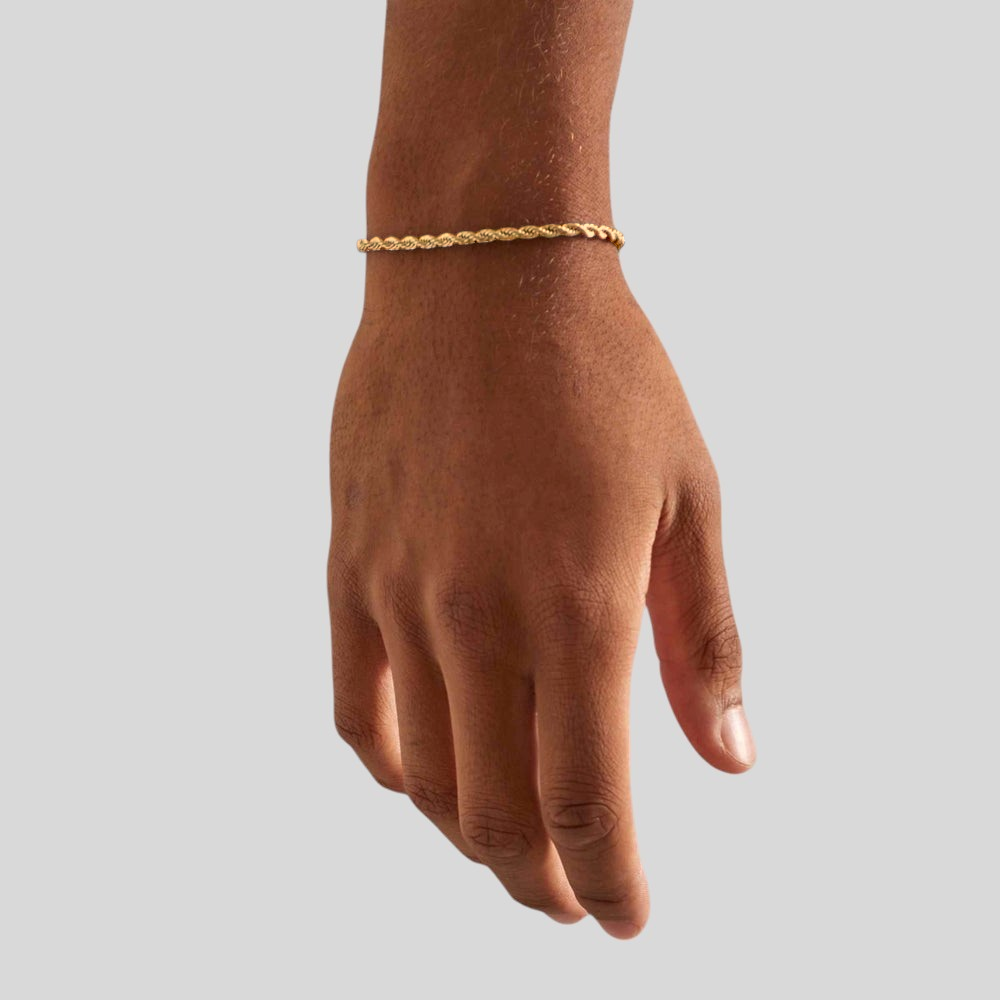 Rope Bracelet 3mm [Gold]