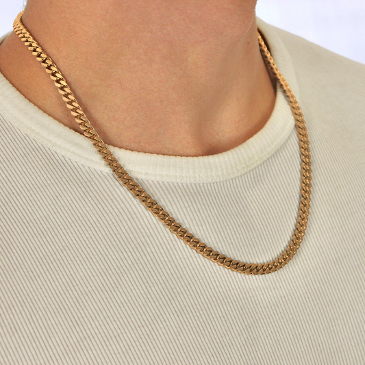 Cuban Link Chain [5mm] [Golden]