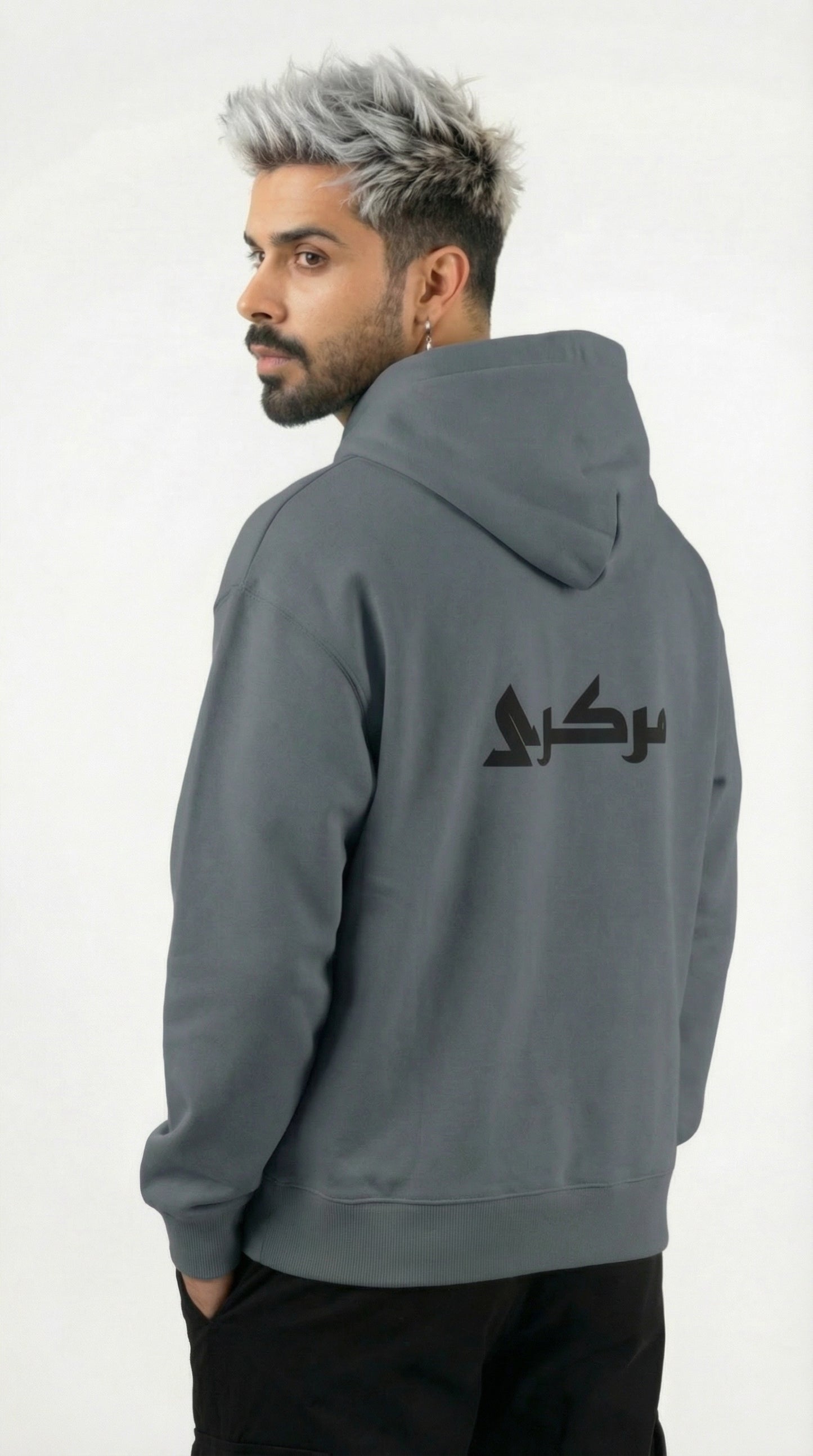 Murcury Gray Hoodie [Drop-Shoulder]