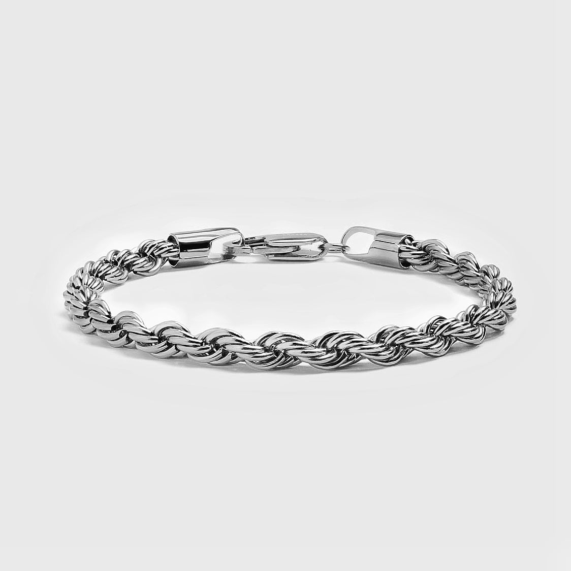 Rope Bracelet 6mm [Silver]