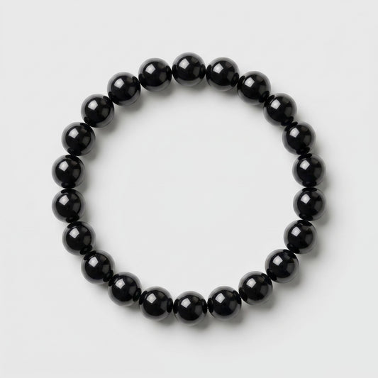 Black Agate Bead
