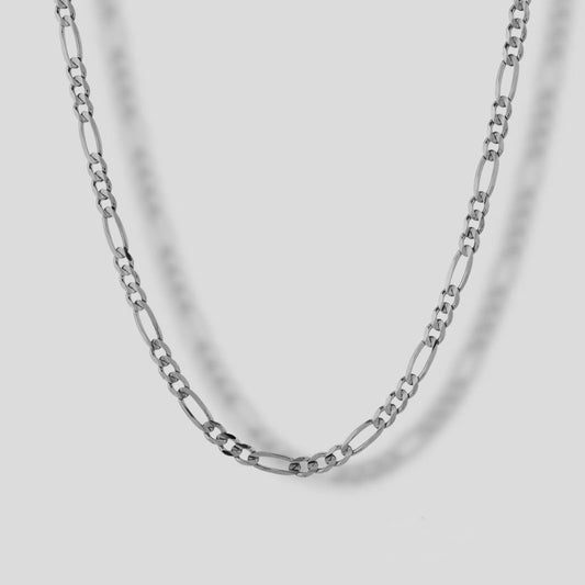 Figaro Chain 5mm Silver Tiara