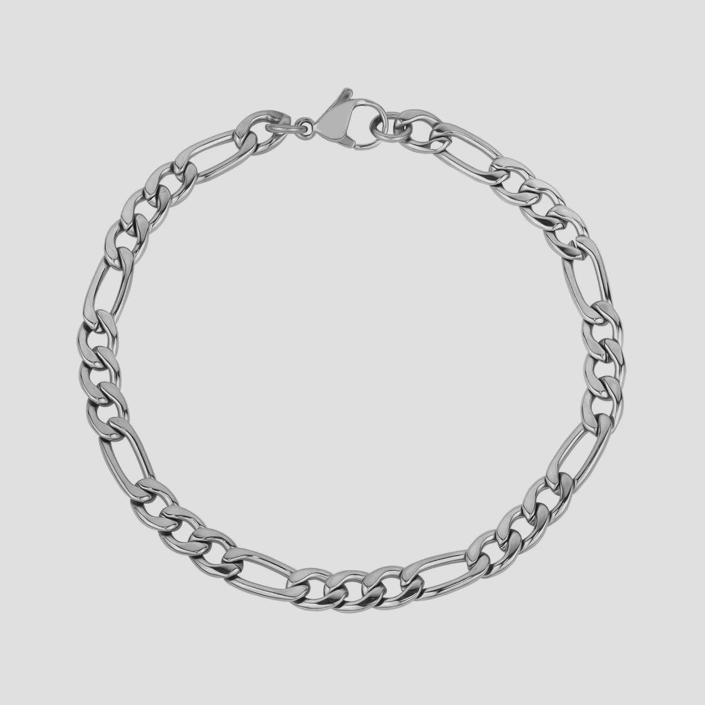 Figaro Bracelet [5mm] Silver Tiara