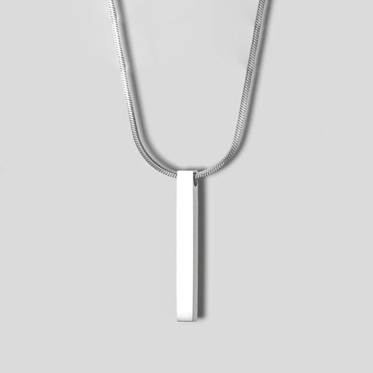 Bar Pendant Silver Tiara