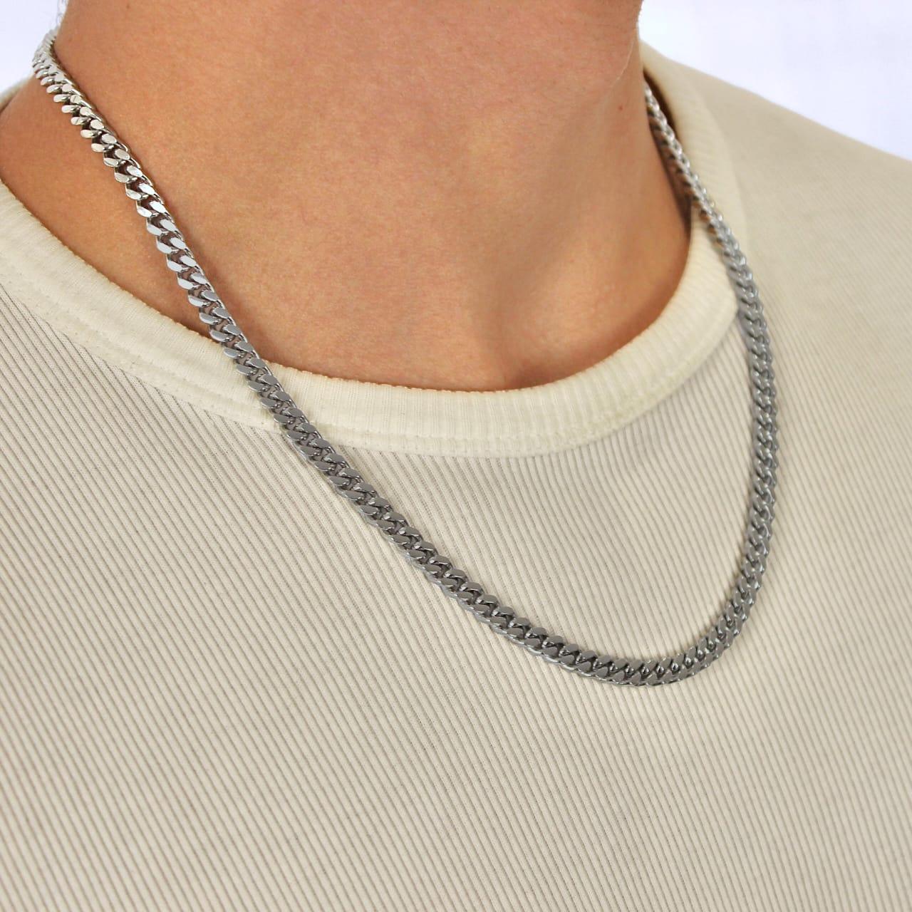 Cuban Chain [Flat] [6mm - Silver] Tiara Official