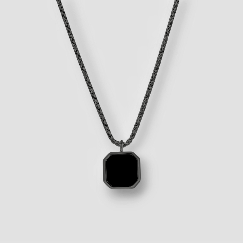 Square Onyx Black Tiara